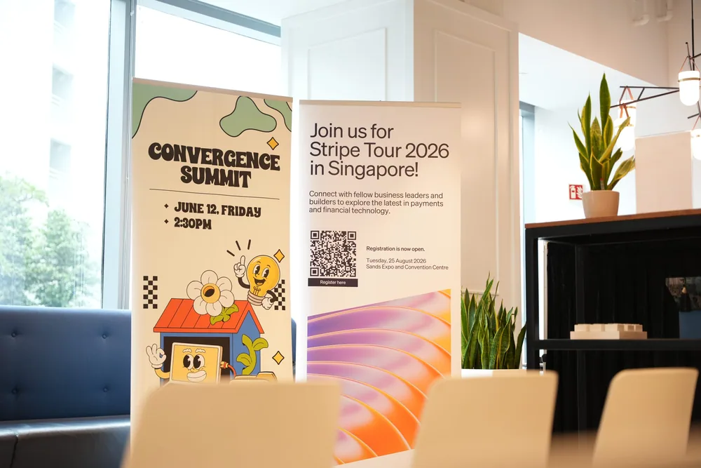 Convergence Summit sponsor and exhibit signage